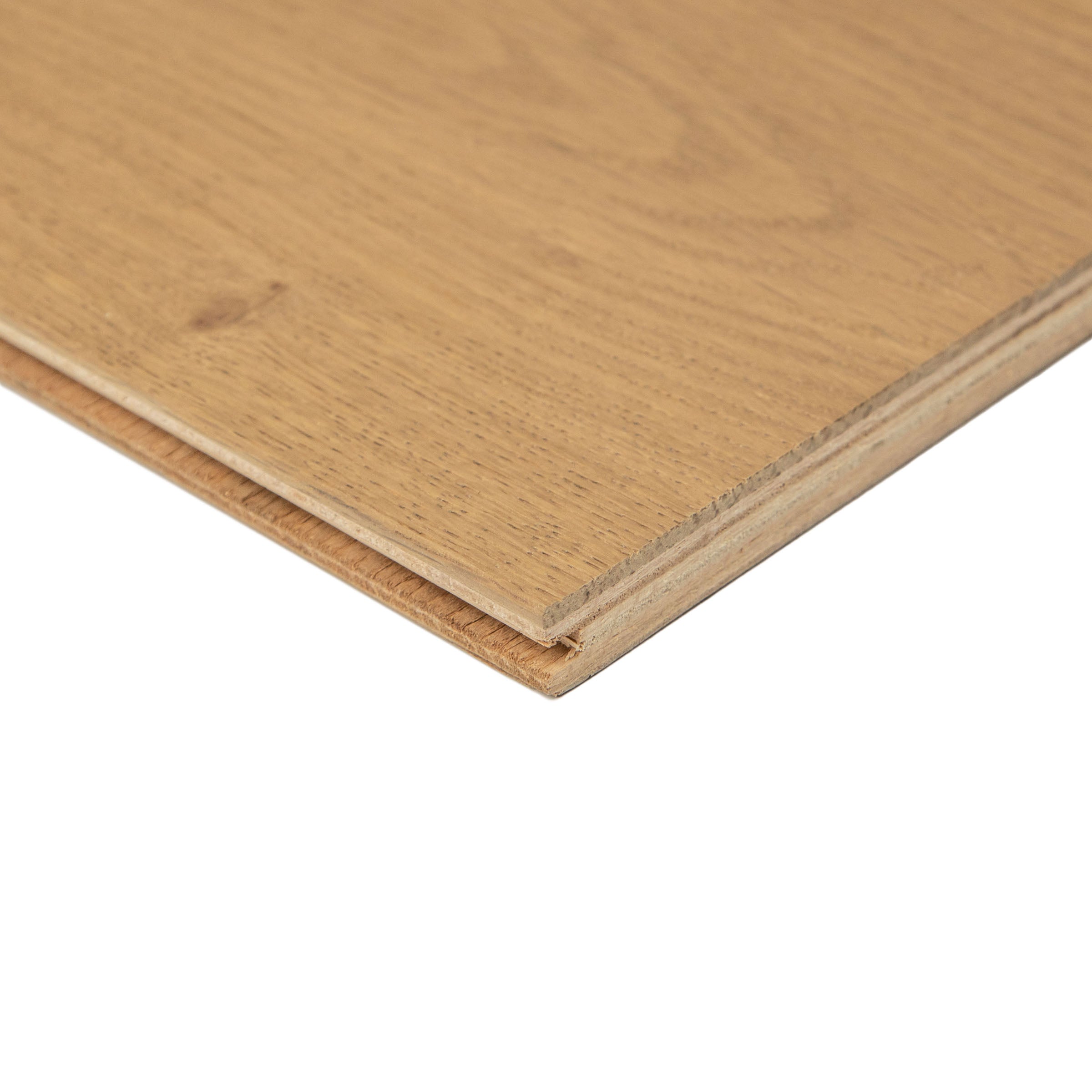 No. 6 Engineered Wood Flooring Sample showing natural oak finish from SAMPLES ONLY collection, globally sourced design materials