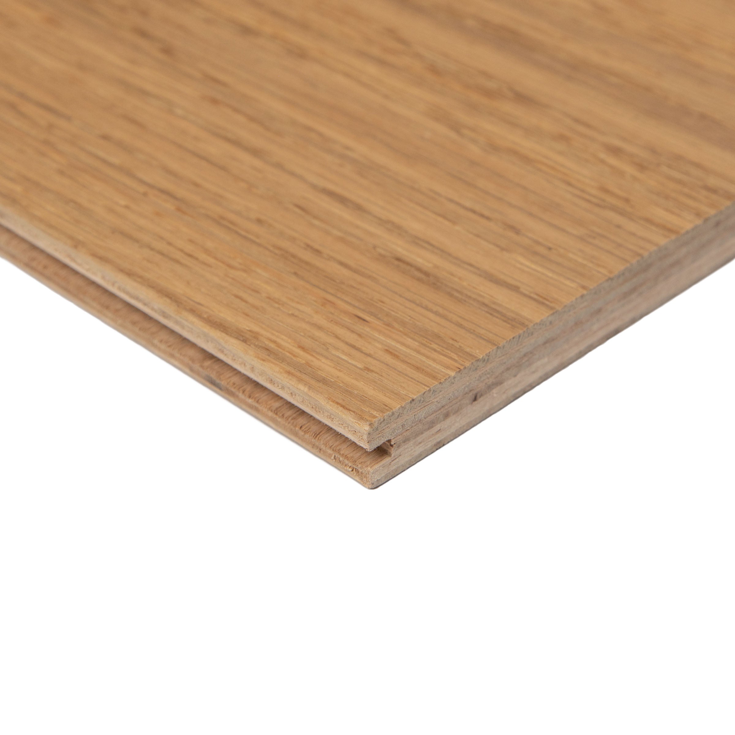 No. 8 Engineered Wood Flooring Sample showing wood grain and tongue-and-groove edge from SAMPLES ONLY collection.