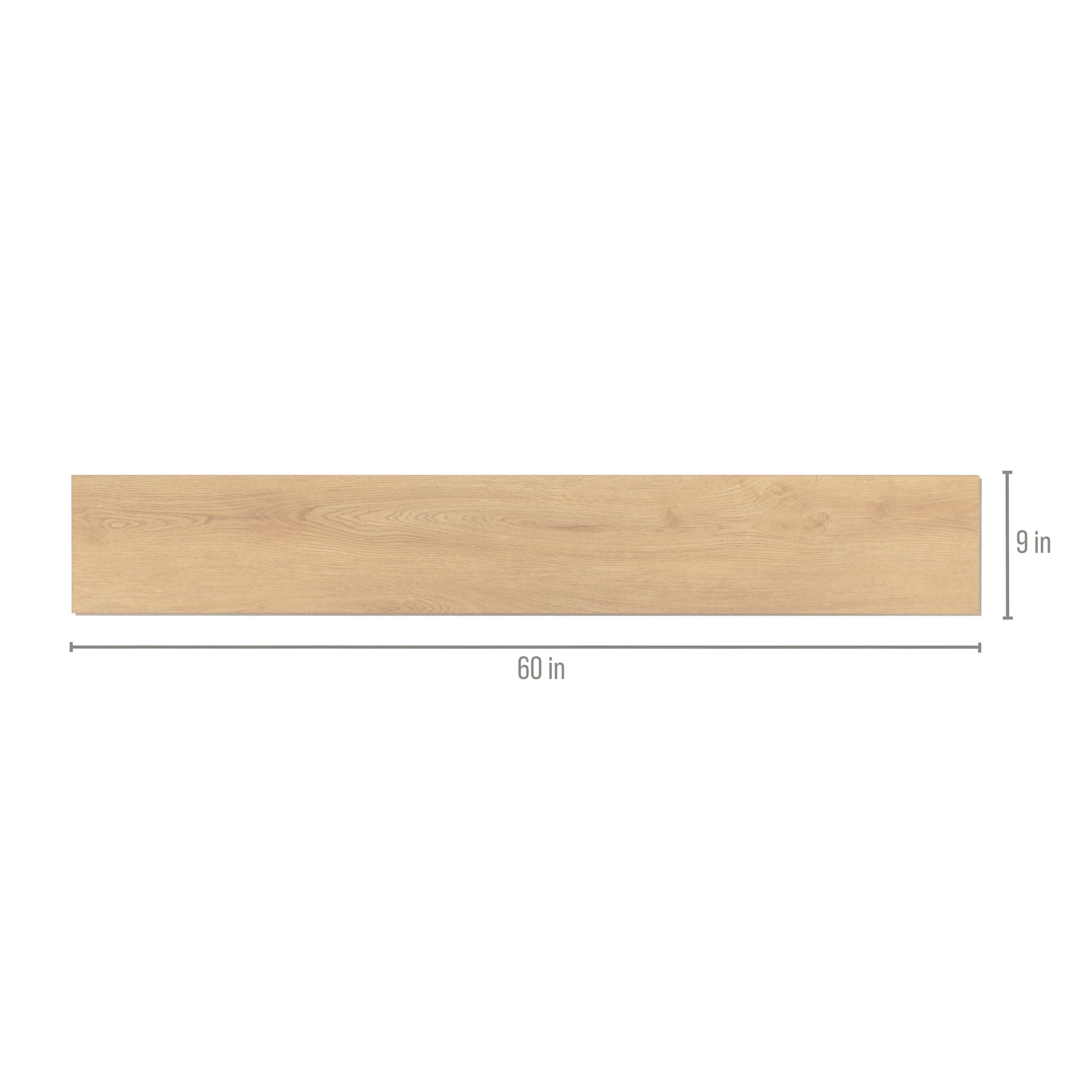 No. 9 9x60 Rigid Core Vinyl Flooring in warm honey oak tones with textured grain from Vinyl Floor New Arrivals at Reno Source