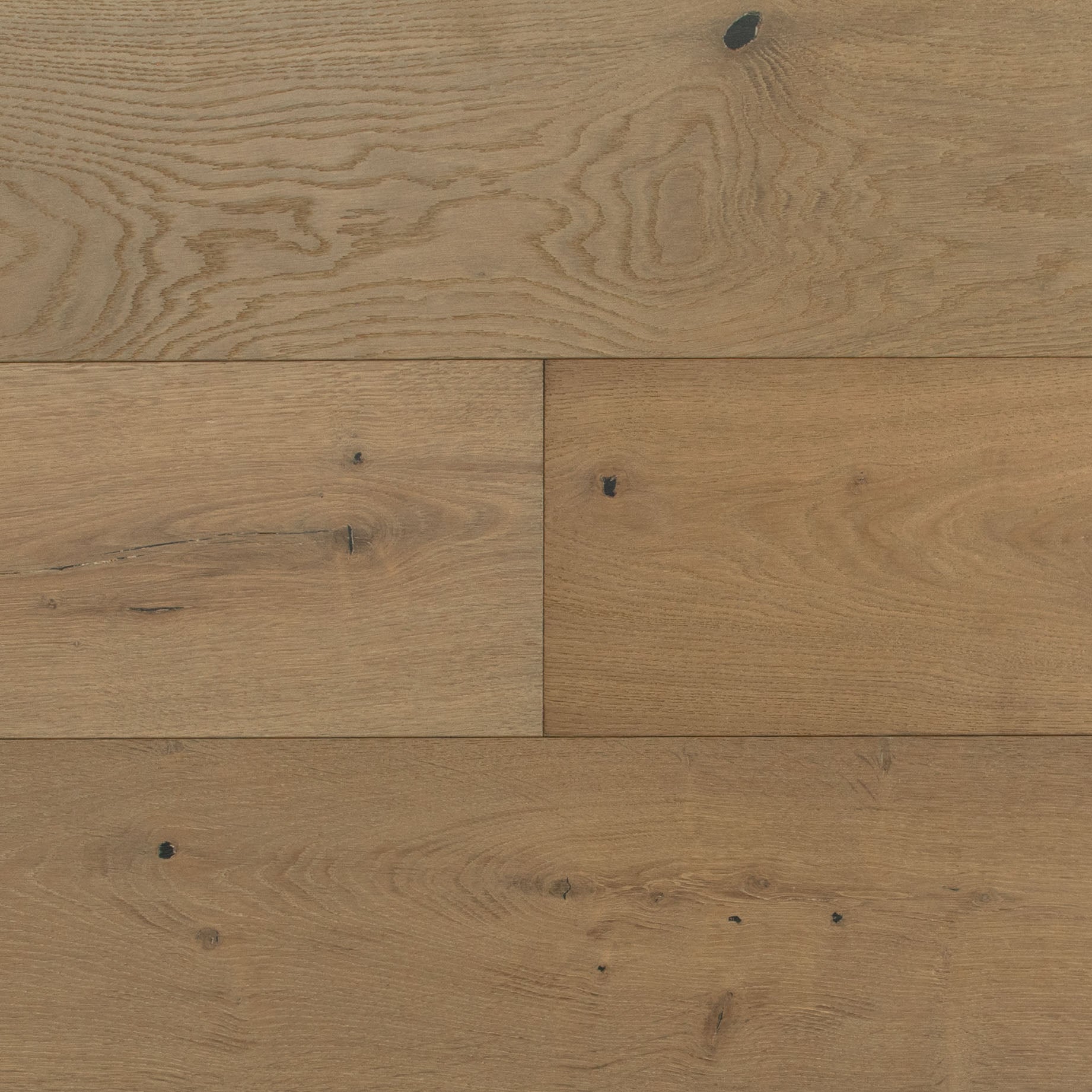 No. 14 Engineered Wood Flooring in warm gold, brown, and beige tones with matte wire brush finish from Engineered Wood Flooring (only) collection