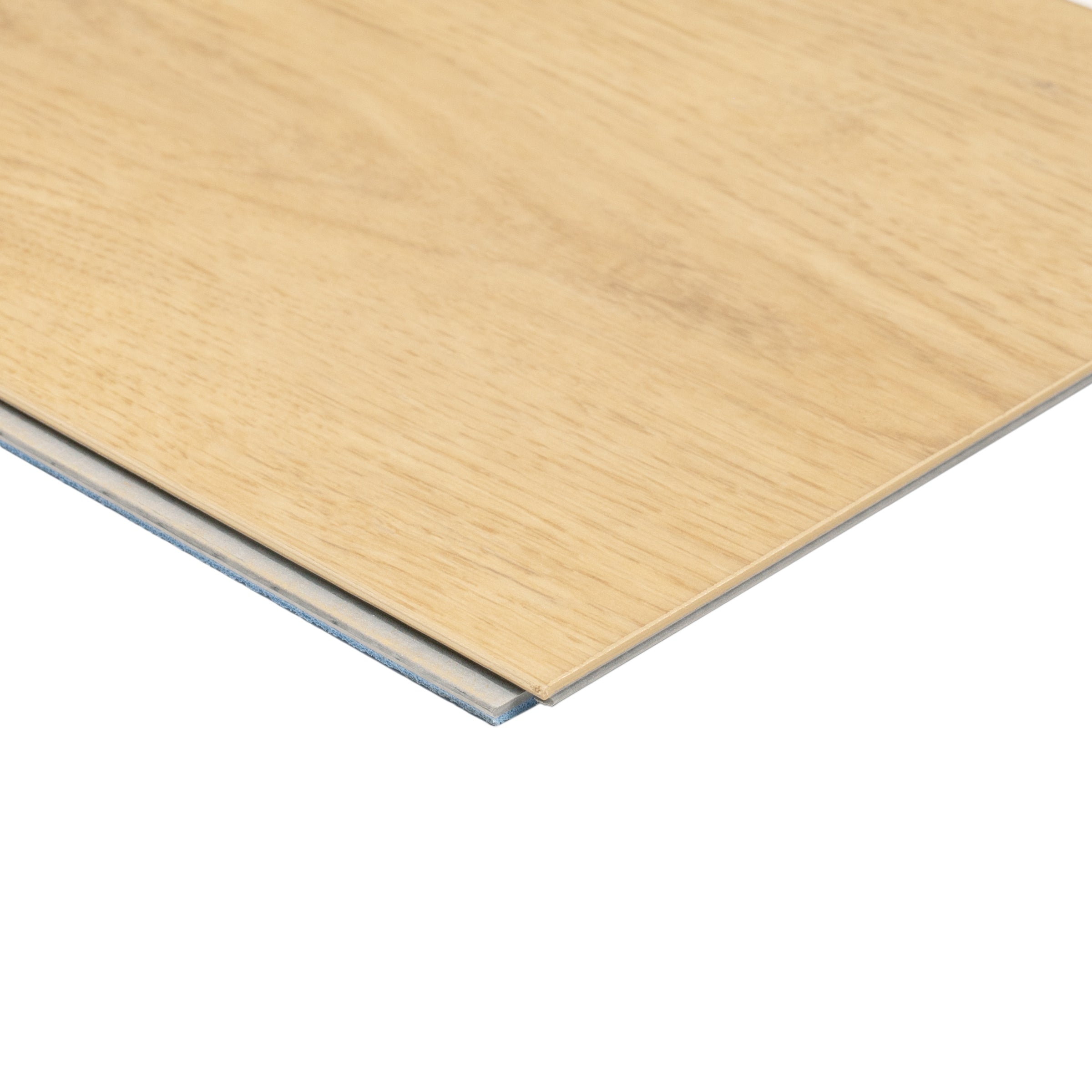No. 15 Rigid Core Vinyl Flooring Sample in grey wood finish from GREY collection, globally sourced for your imagination