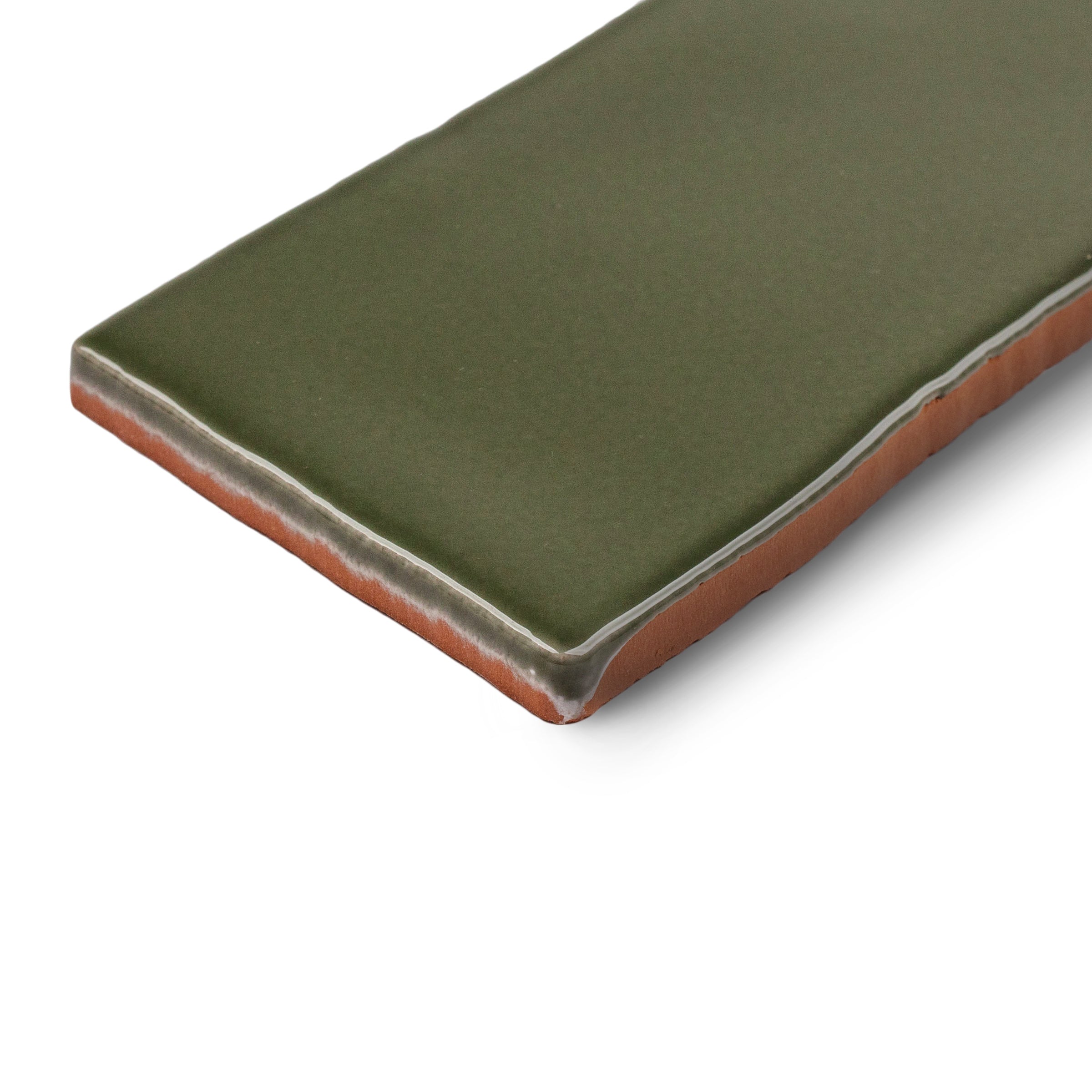 Olive 3x12 Glossy Ceramic Tile