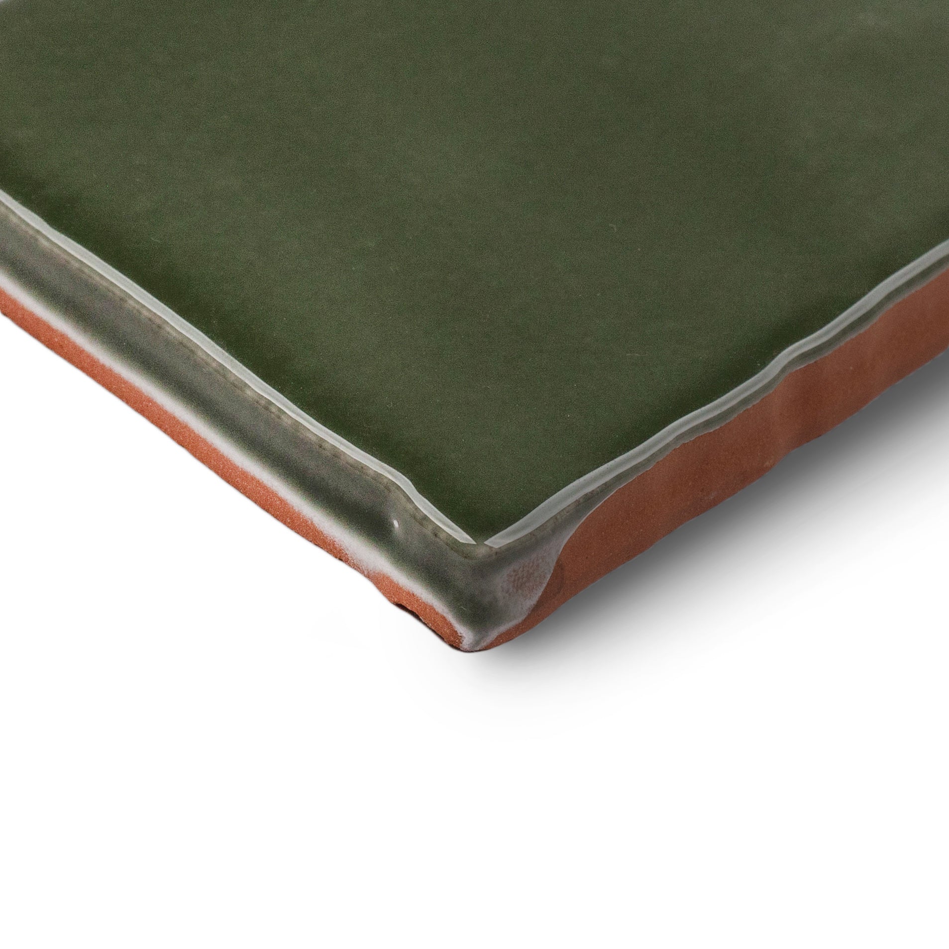 Olive 3x6 Glossy Ceramic Tile