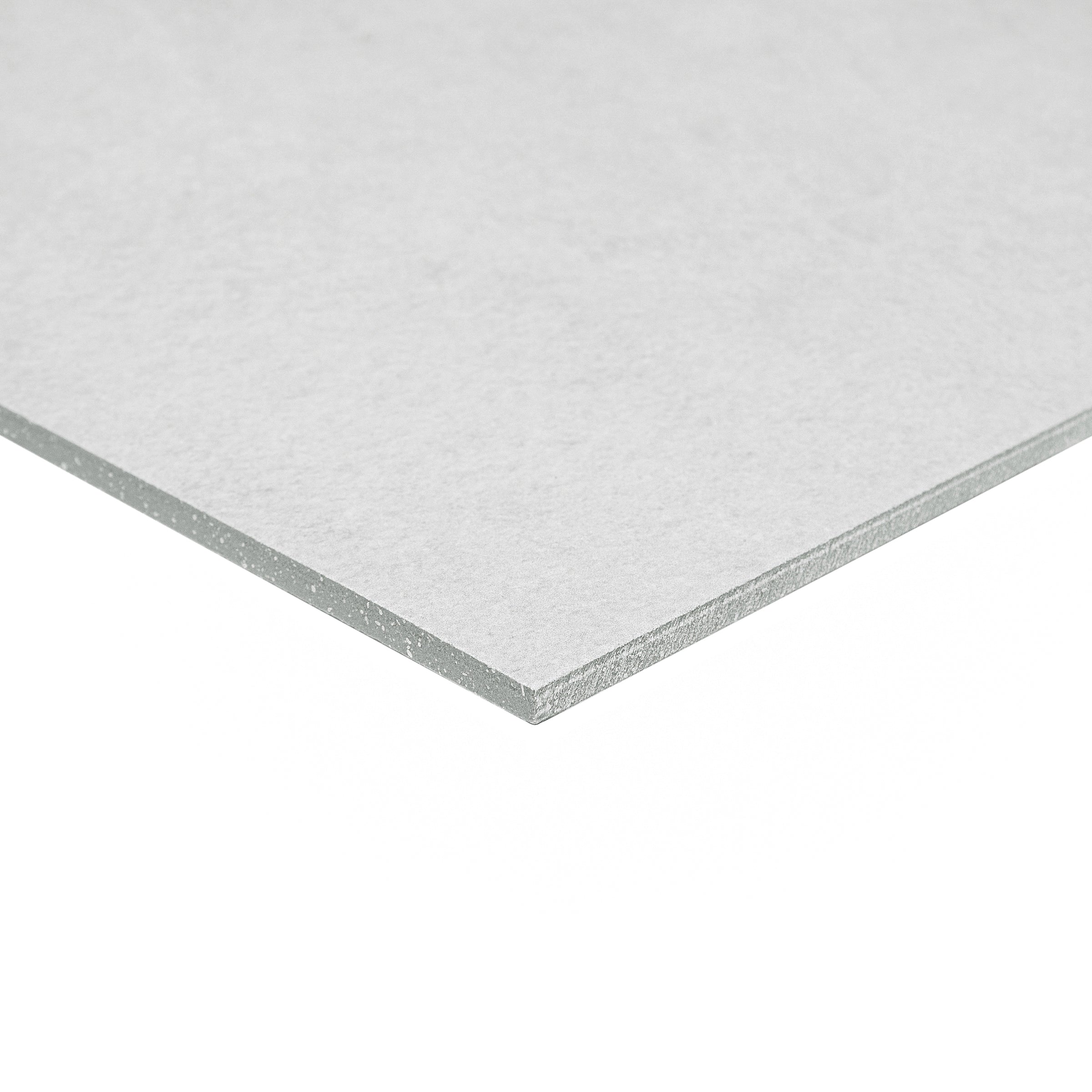 Pearl Slate Look Porcelain Tile in soft gray porcelain with subtle texture from Stone Editions Large Format Tiles collection