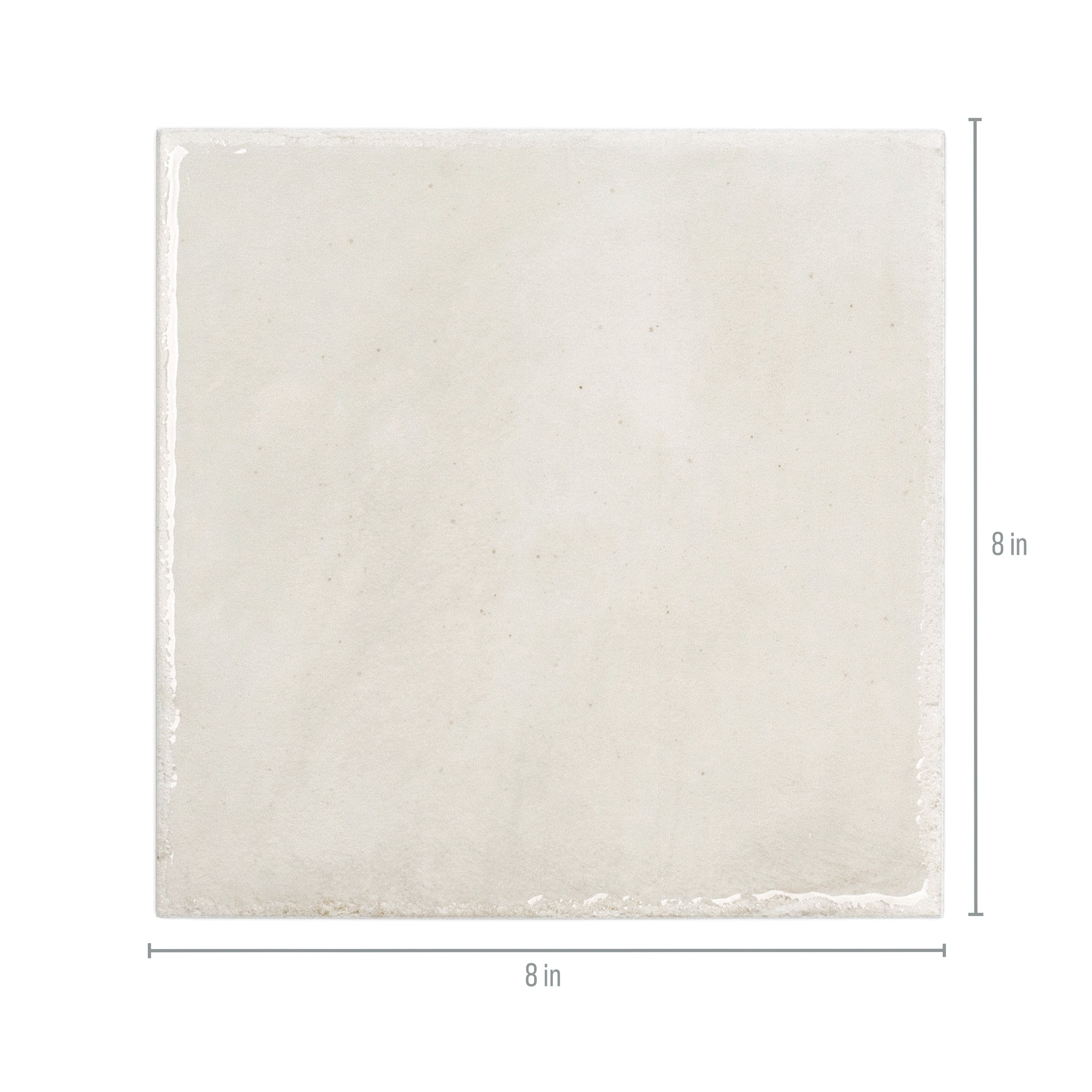 Pearl Gloss Porcelain Tile in soft beige pastel with a luminous glaze from Small Format Tiles and Artifacts Porcelain Tile collections