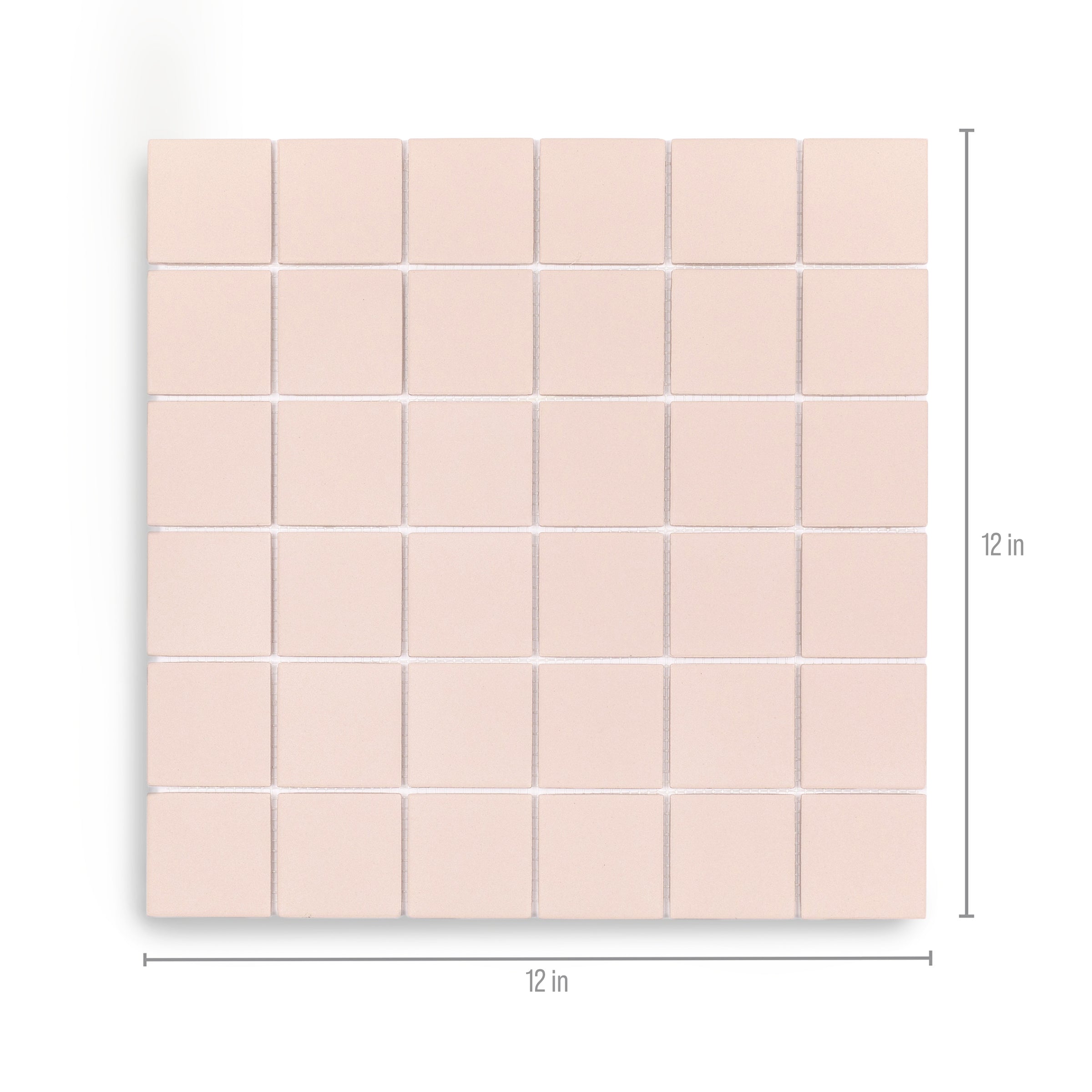 Pink 2x2 Forma Porcelain Mosaic