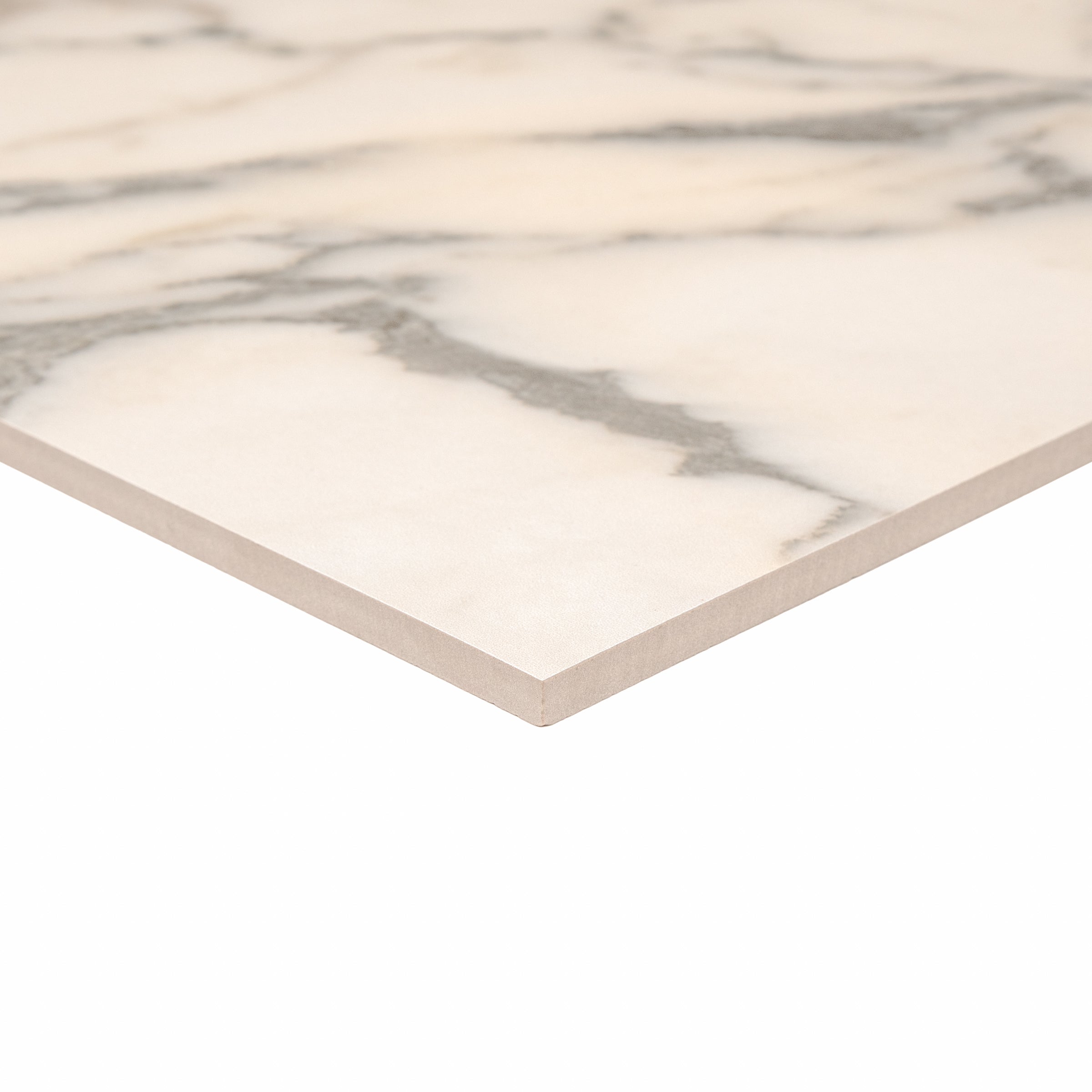 Paonazzo Matte Marble Look Porcelain Tile Sample from Porcelain collection with natural stone pattern and smooth finish