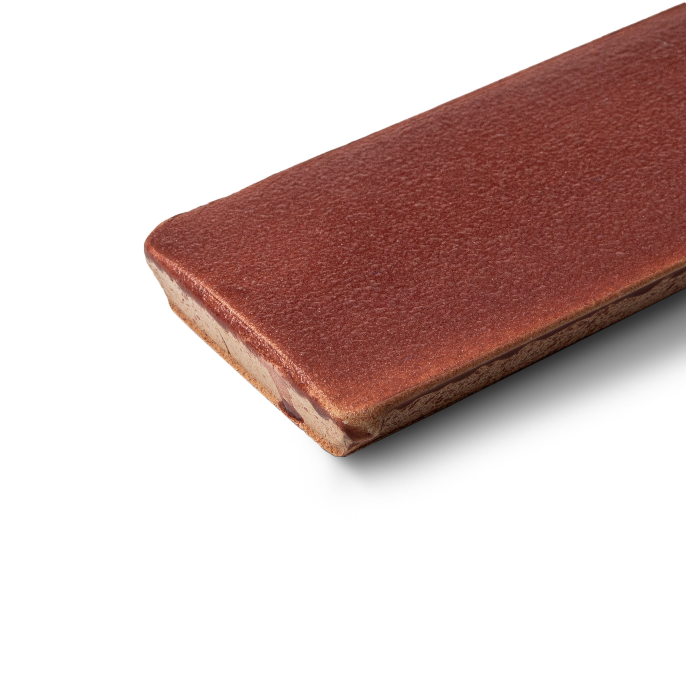 Red Cotto Antico Terracotta Tile Sample from the Terracotta collection, showcasing rich ceramic tile texture and color.