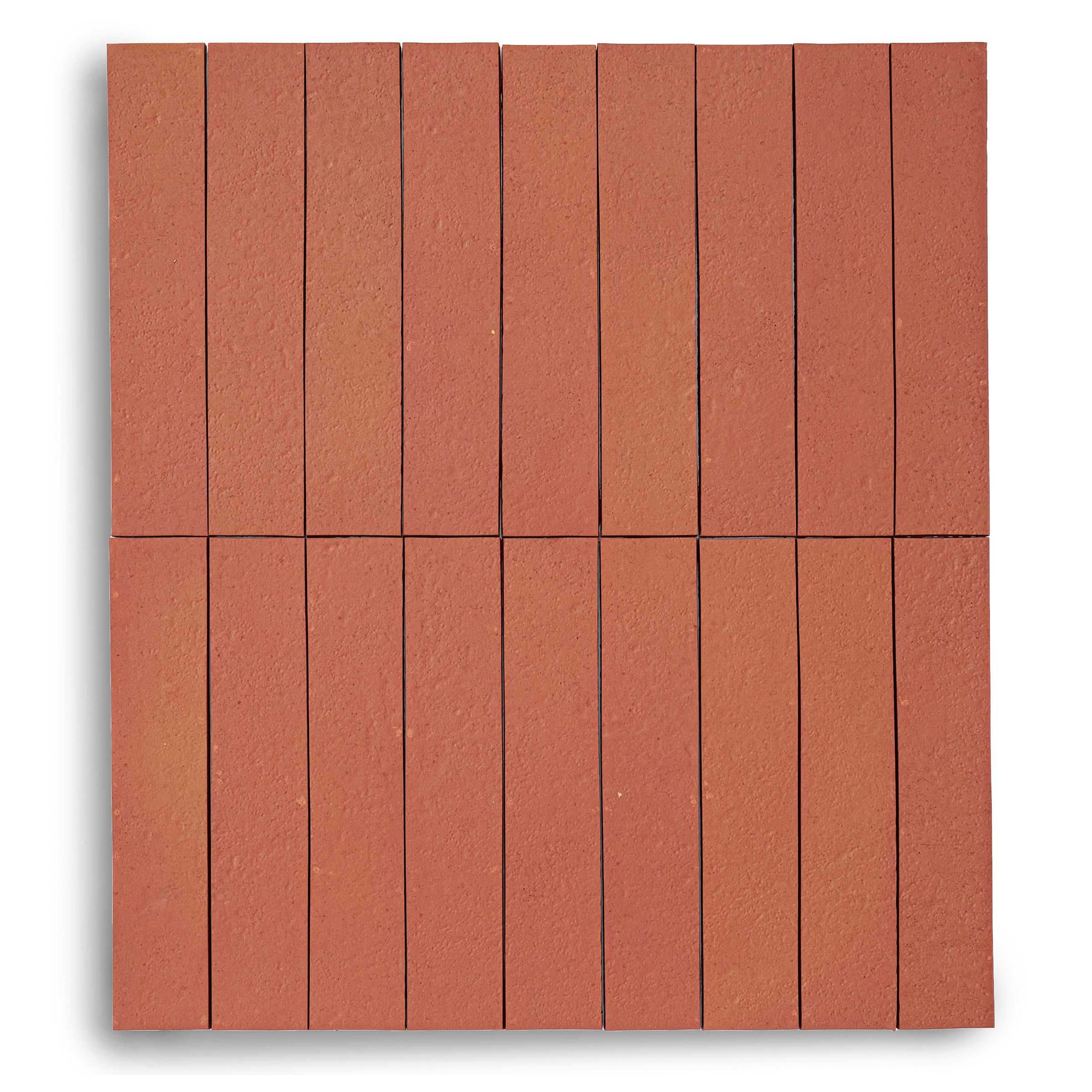 Rosso Textured Terracotta Tiles in warm brown and red terracotta with natural texture from Cotto Colors Terracotta Tile collection