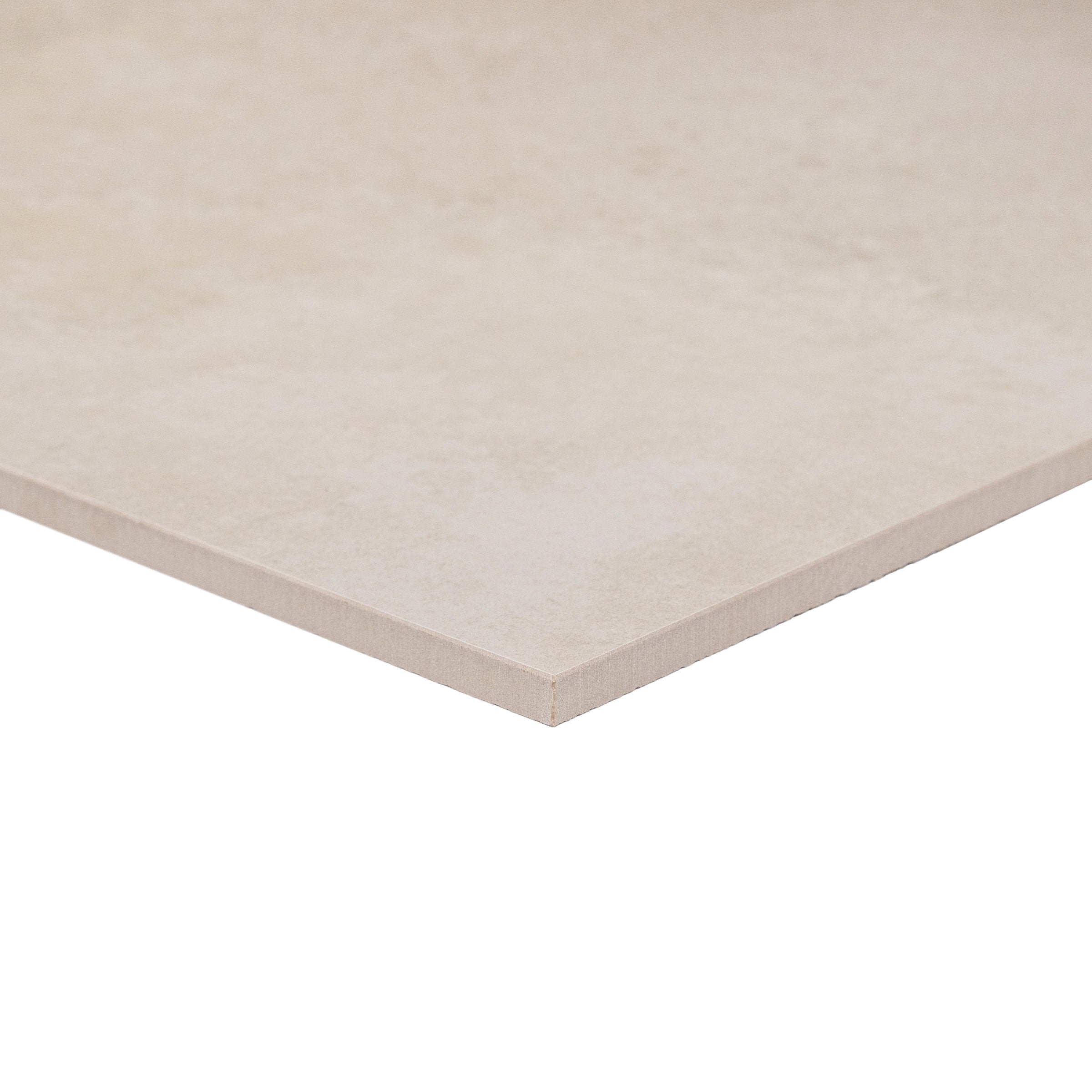 Sand Cement Look Porcelain Tile Sample close-up showing smooth porcelain surface from Porcelain SAMPLES ONLY collection.