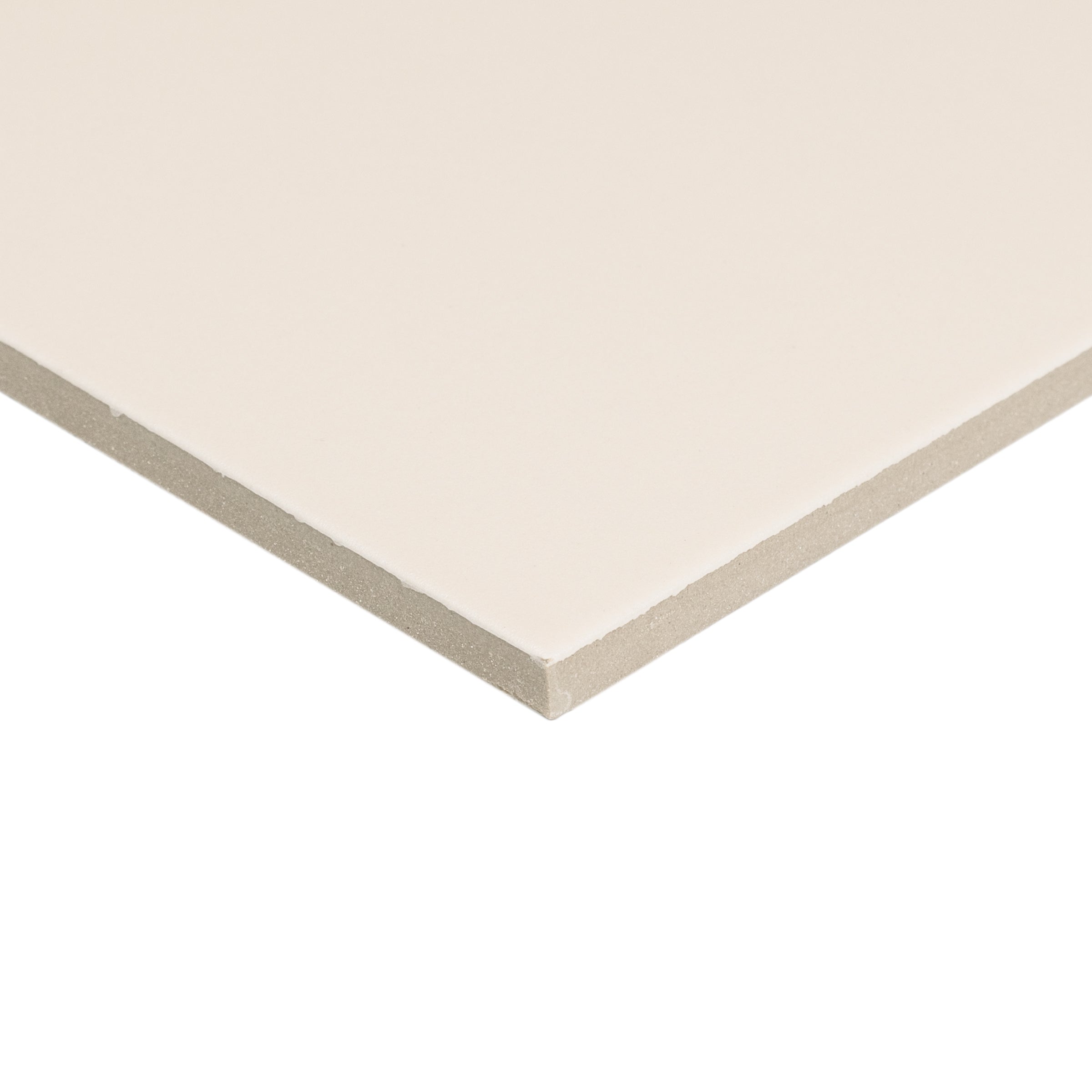 Sand 6x6 Matte Porcelain Tile Sample showcasing smooth, neutral porcelain tile from Reno Source's Porcelain SAMPLES ONLY collection.