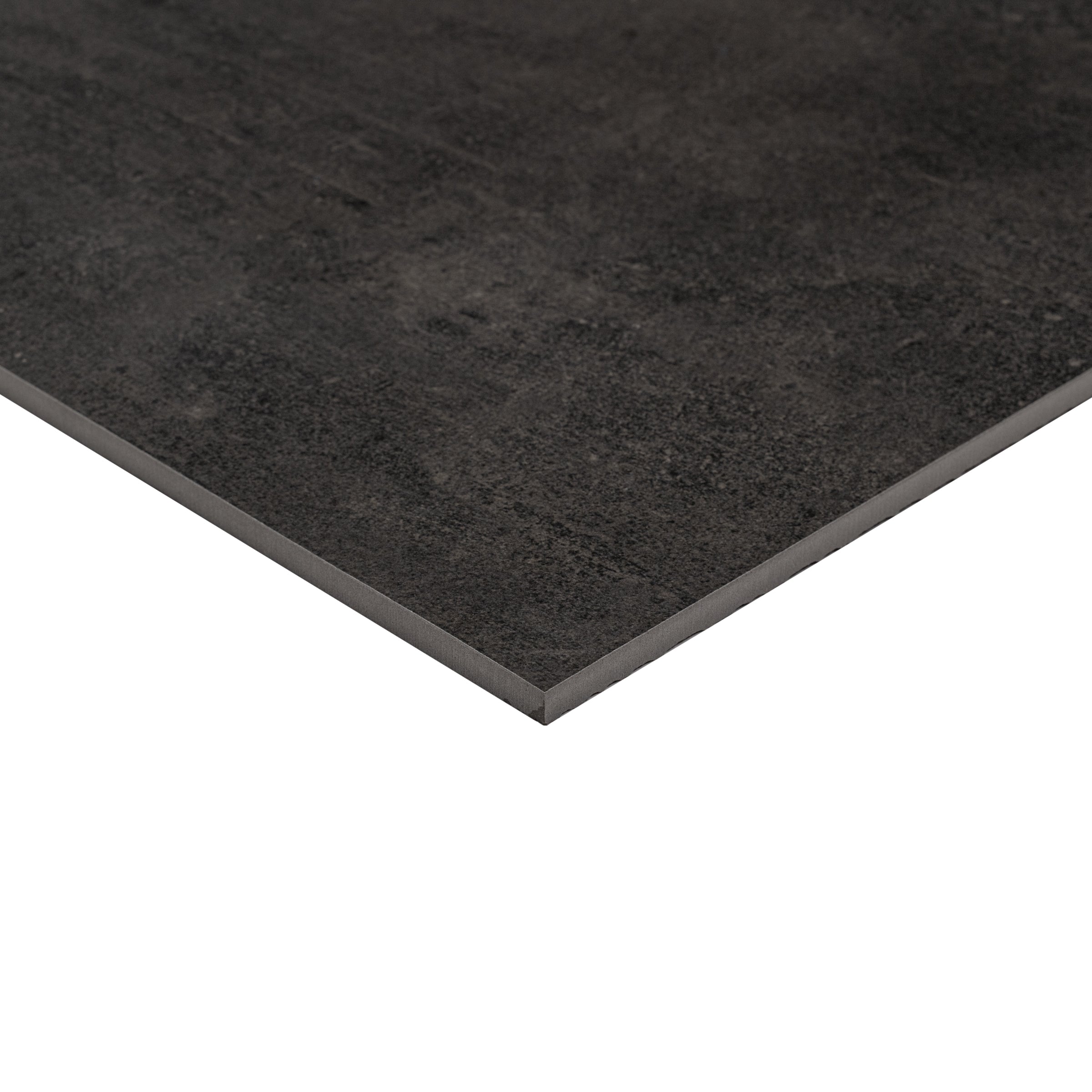 Slate Cement Look Porcelain Tile Sample showcasing dark textured surface from Porcelain SAMPLES ONLY collection by Reno Source.