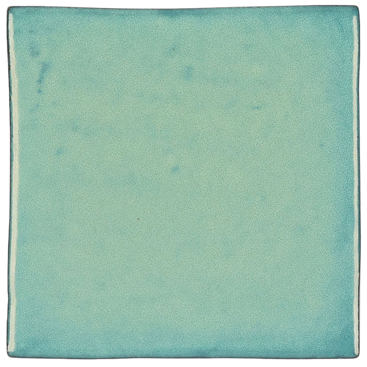Turquoise 4x4 Glossy Ceramic Tile Sample from Ceramic collection, globally sourced for your imagination.