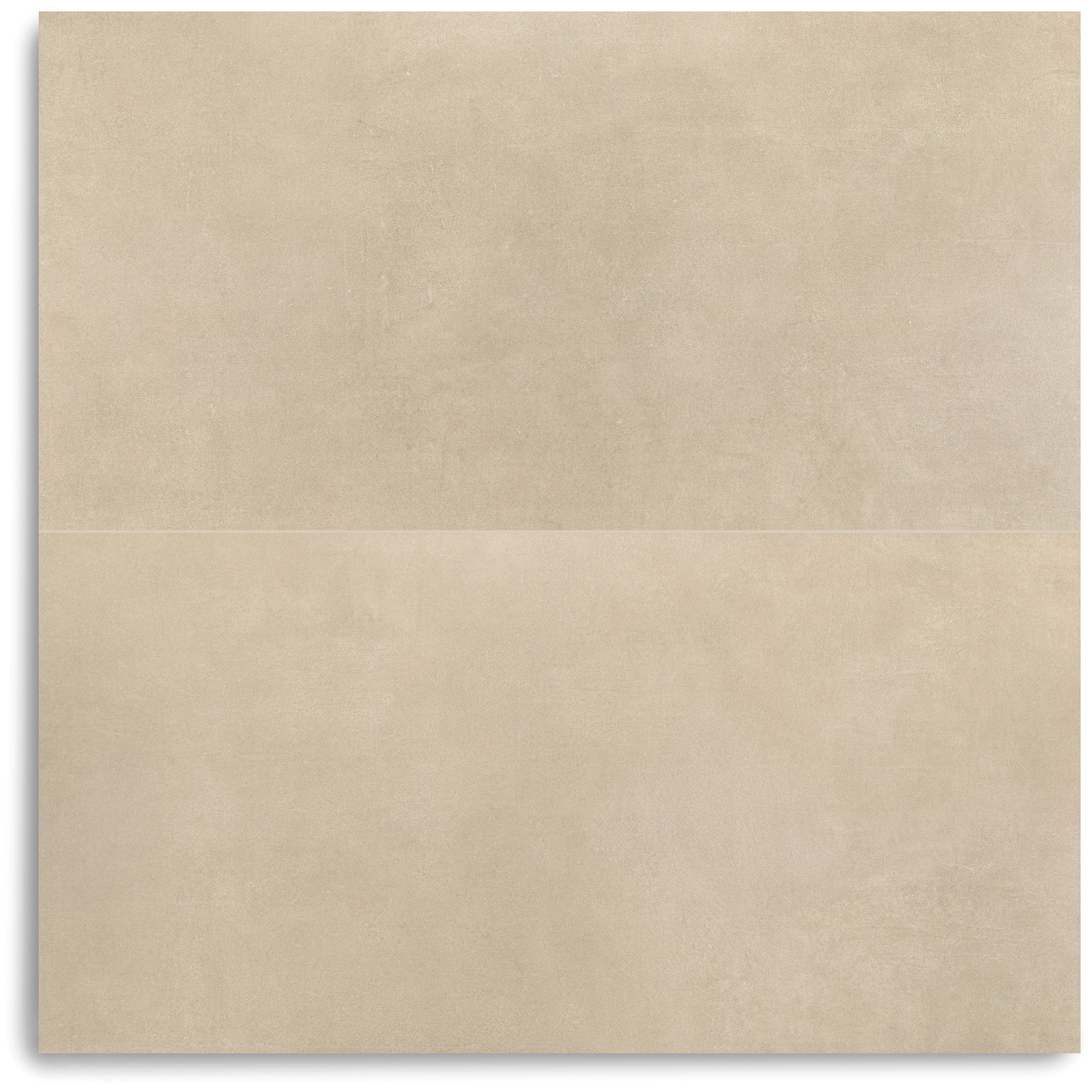 Calce Cement Look Porcelain Tile in warm beige with subtle concrete texture