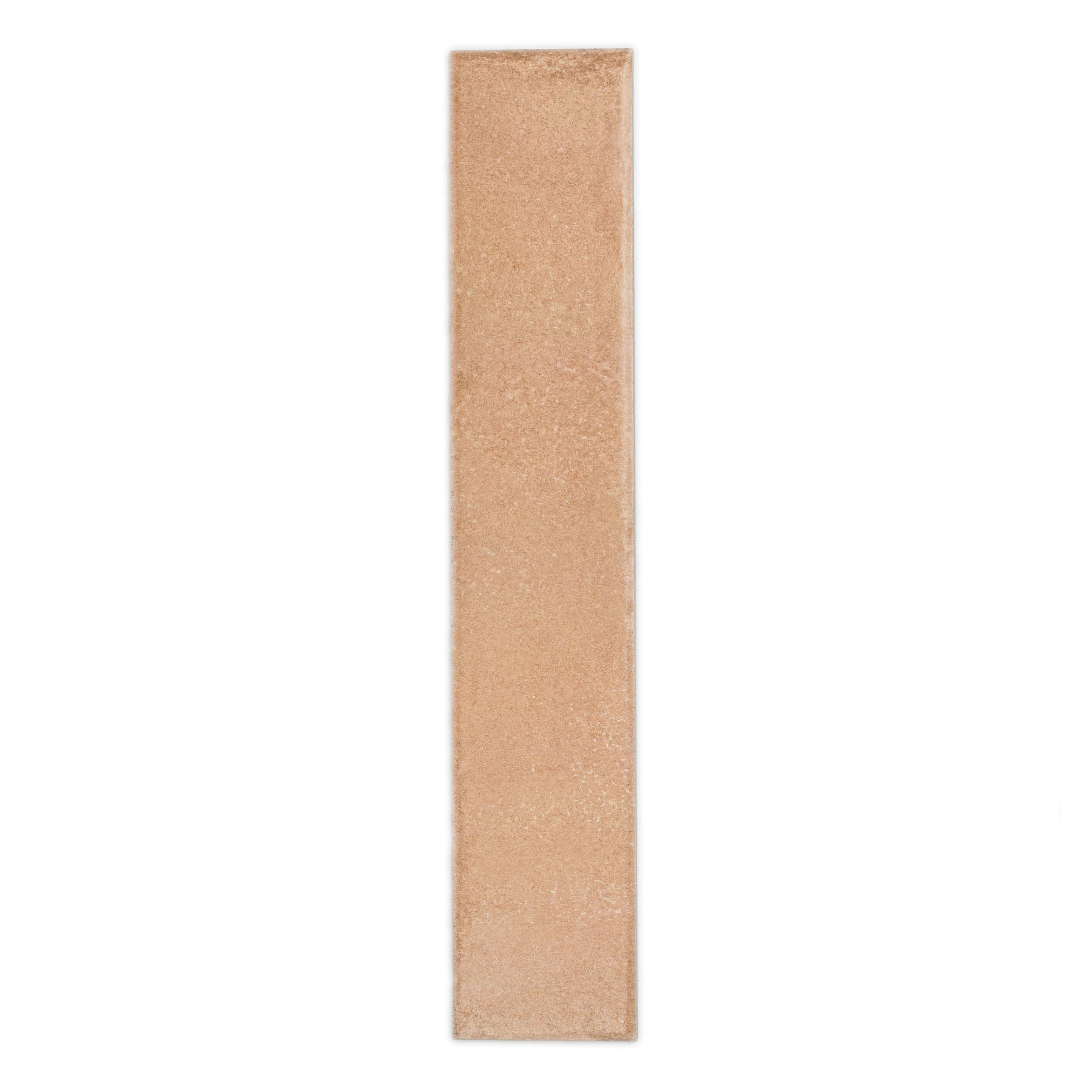 Terra 3x16 Matte Porcelain Tile Sample in warm beige tone from Porcelain SAMPLES ONLY collection by Reno Source