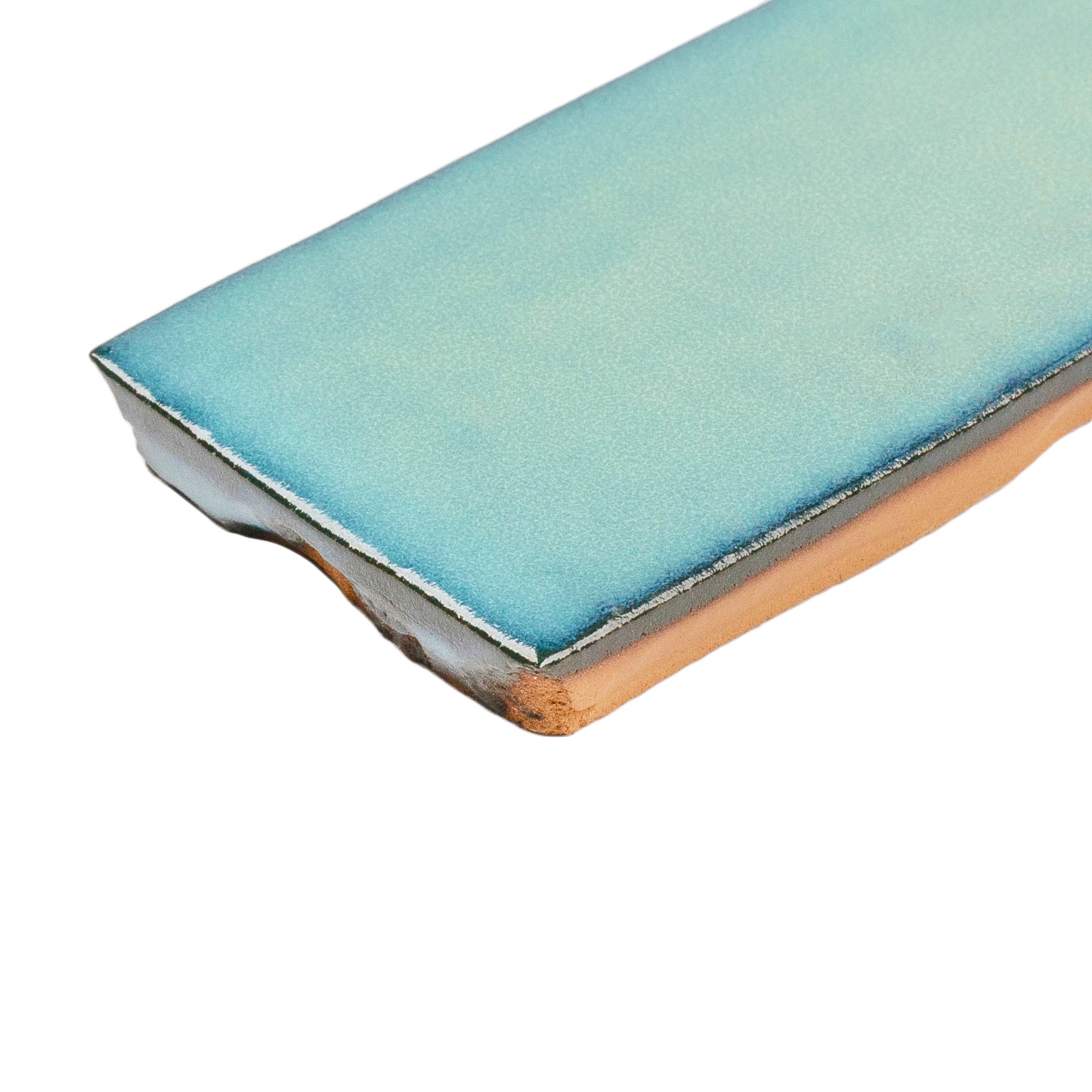Turquoise Glossy Porcelain Tile in ceramic small format from Small Format Tiles and Zel Glazed Ceramic Tiles collections