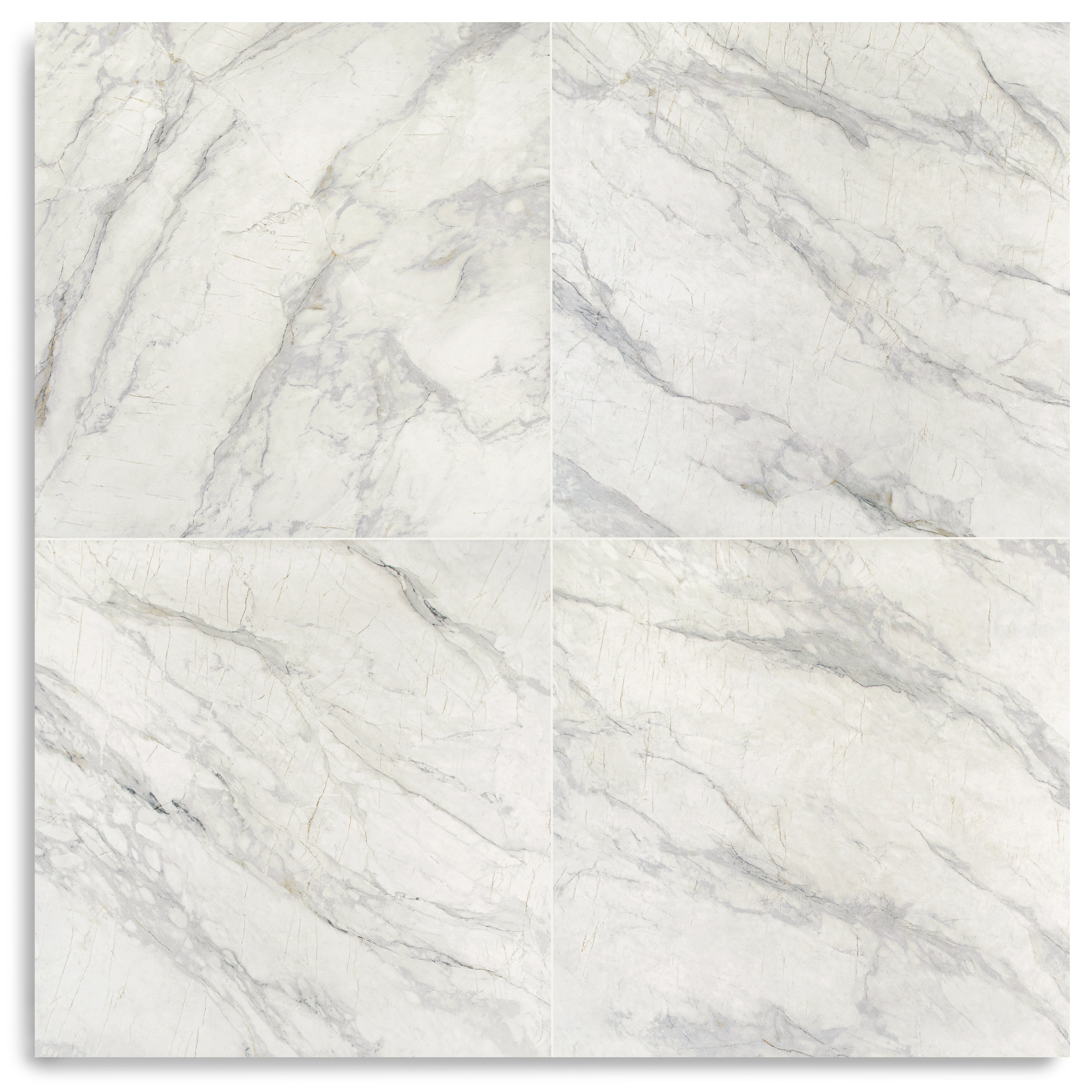 Van Gogh 3D Marble Look Porcelain Tile in gray, blue, and white with a textured 3D leathered finish from Large Format Tiles collection