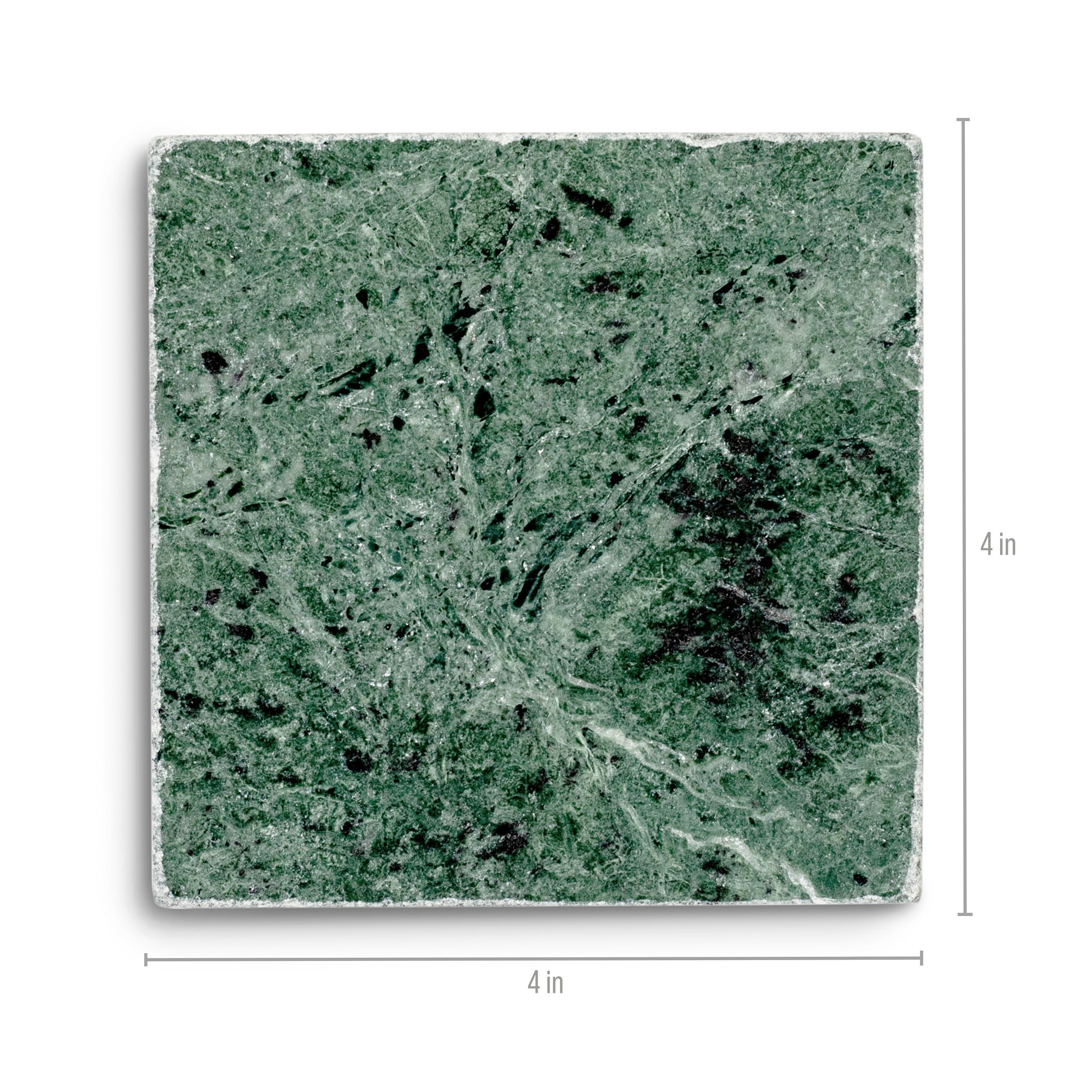 Verde Guatemala Tumbled Marble Tile