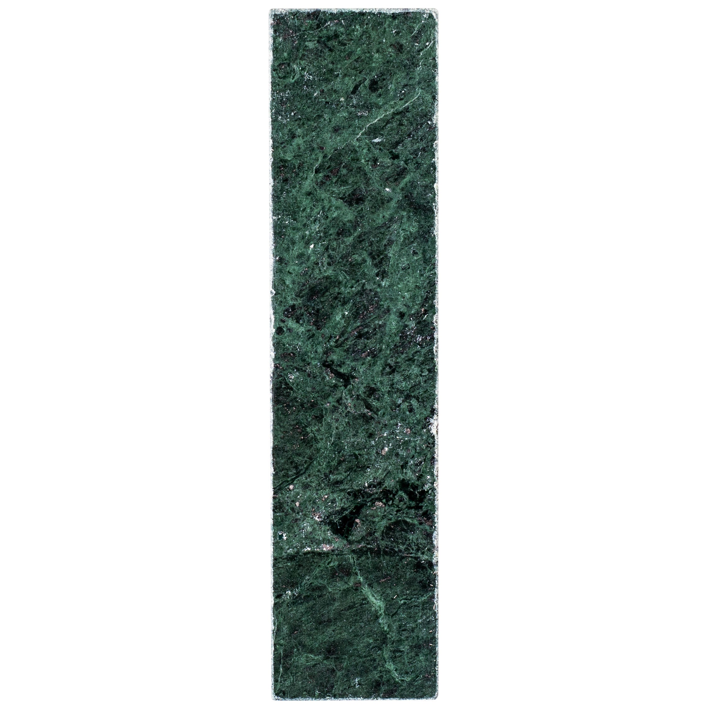 Verde Guatamala 2x8 Tumbled Marble Tile Sample from SAMPLES ONLY collection, globally sourced for your imagination