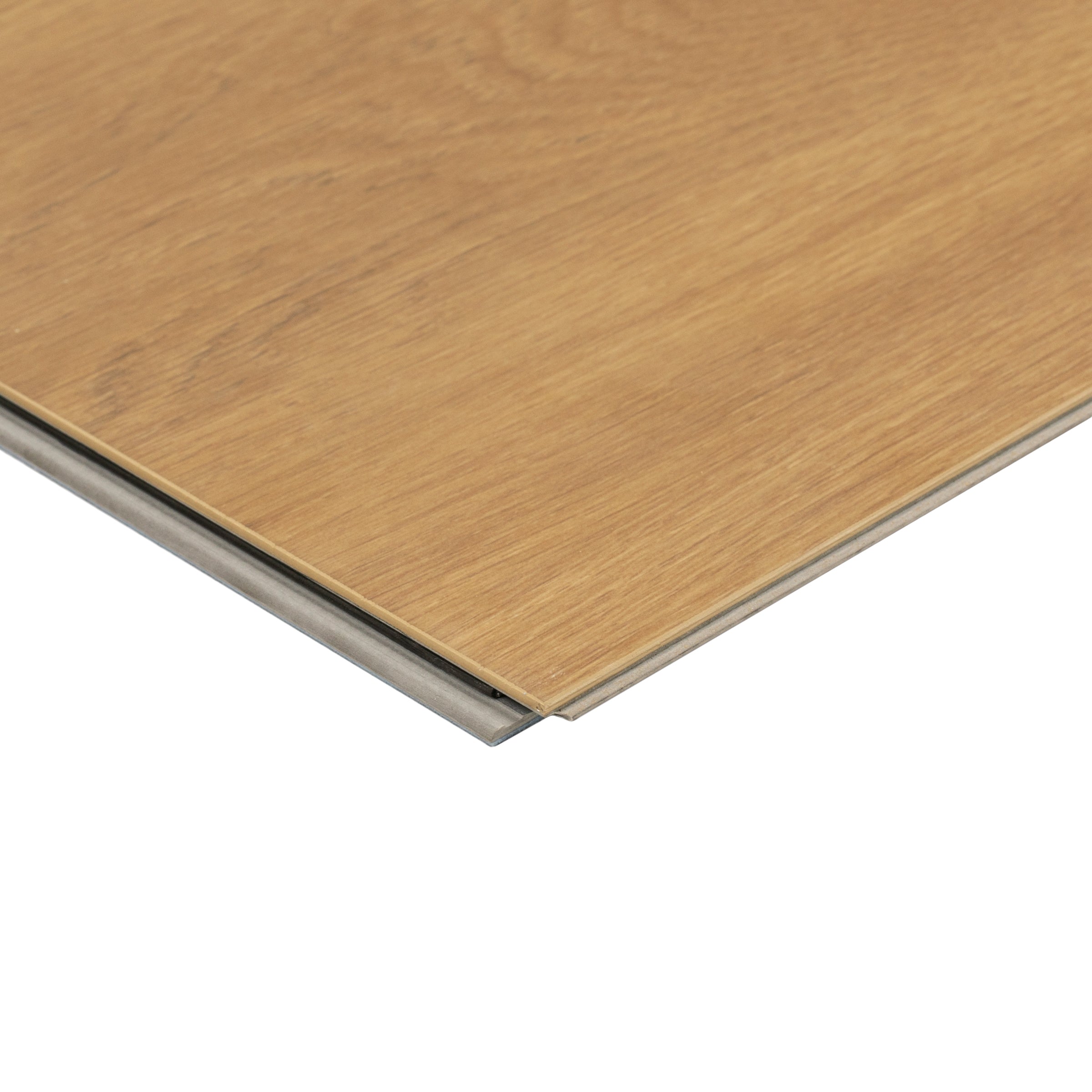 No. 13 Rigid Core Vinyl Flooring Sample in natural wood tone, GREY collection, perfect for design-oriented flooring projects.