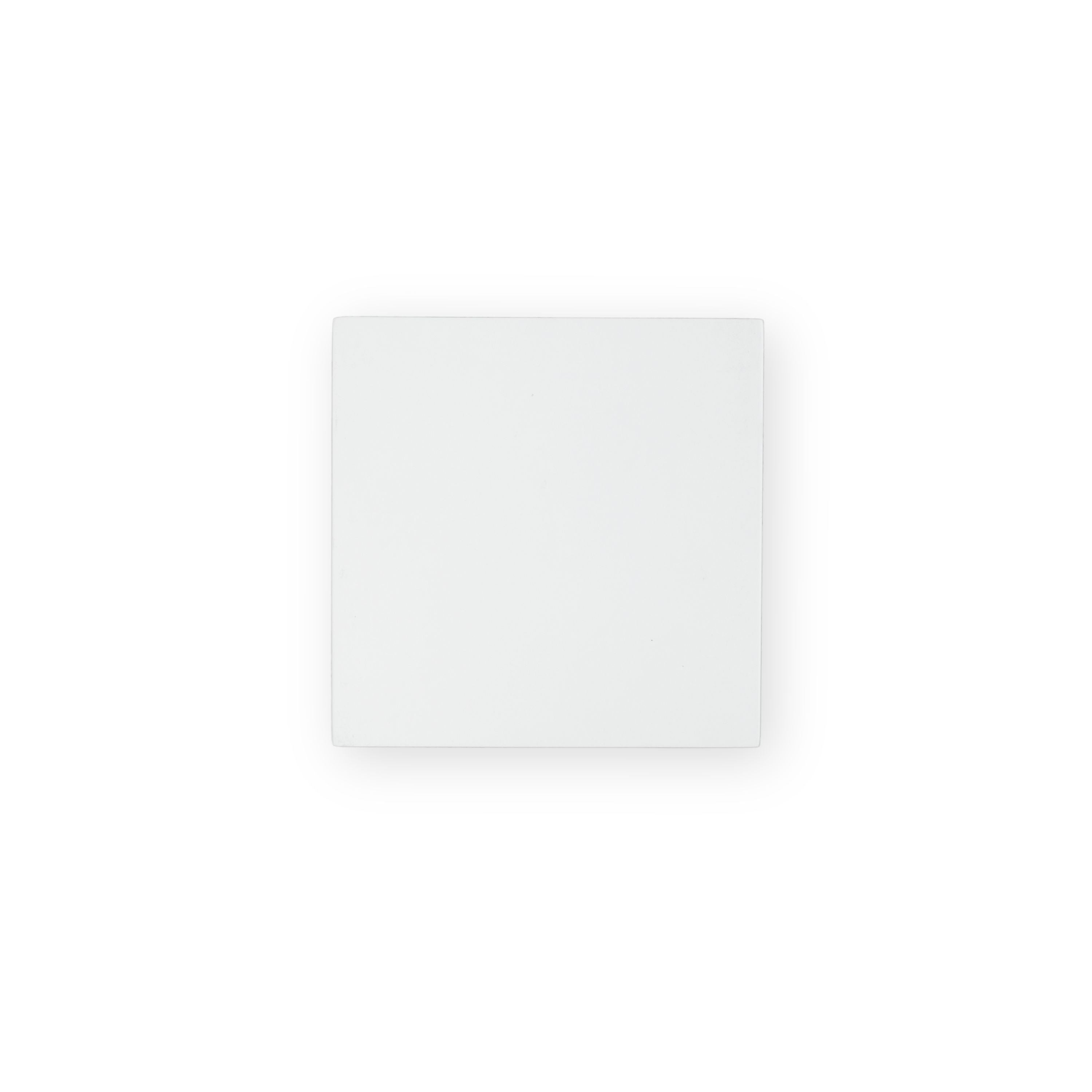 Cream Vanity Color Sample tile in glossy white finish, part of Vanity - Best Seller and SAMPLES ONLY collections.