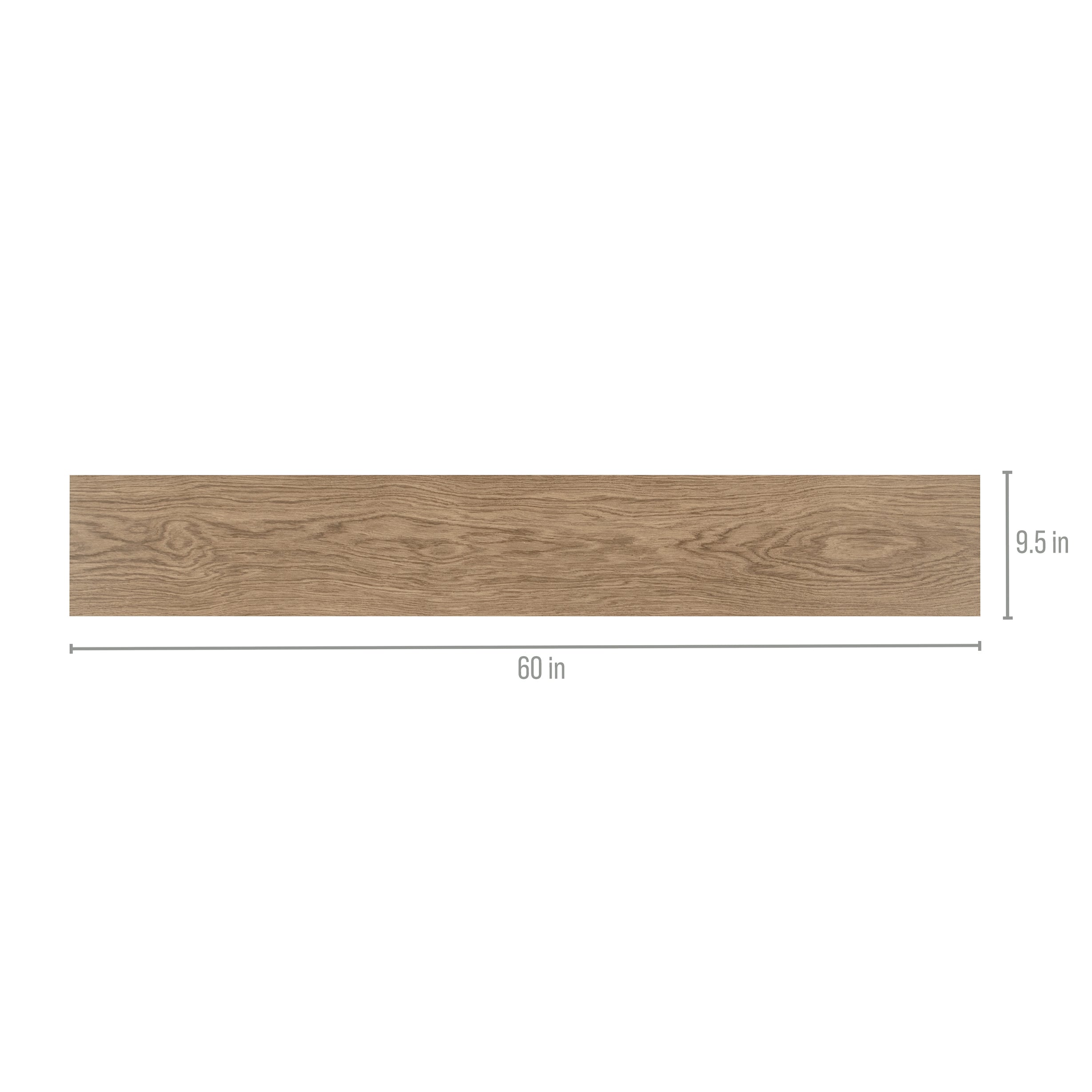 Nut 9.5x60 Wood Look Porcelain Tile
