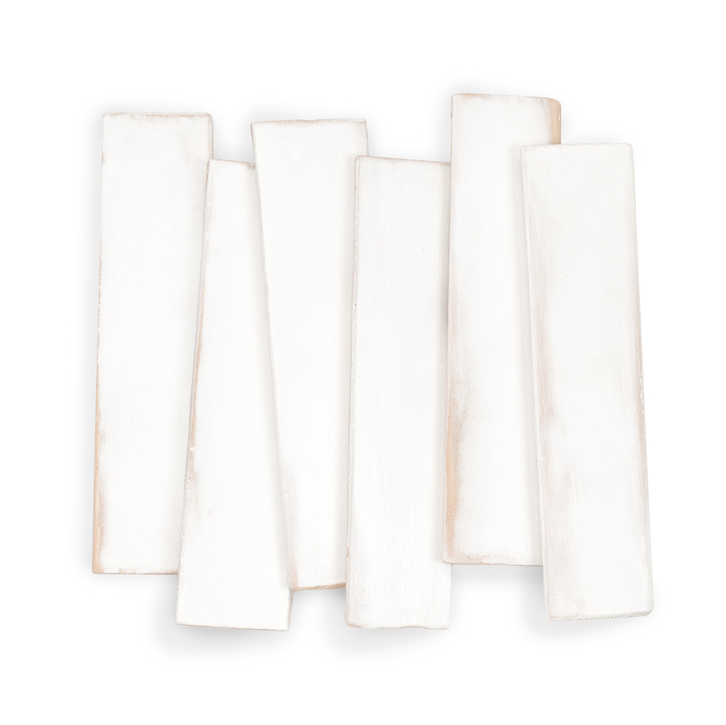 White Cotto Antico Terracotta Tile in small format terracotta collection with hand-patinated ceramic tiles