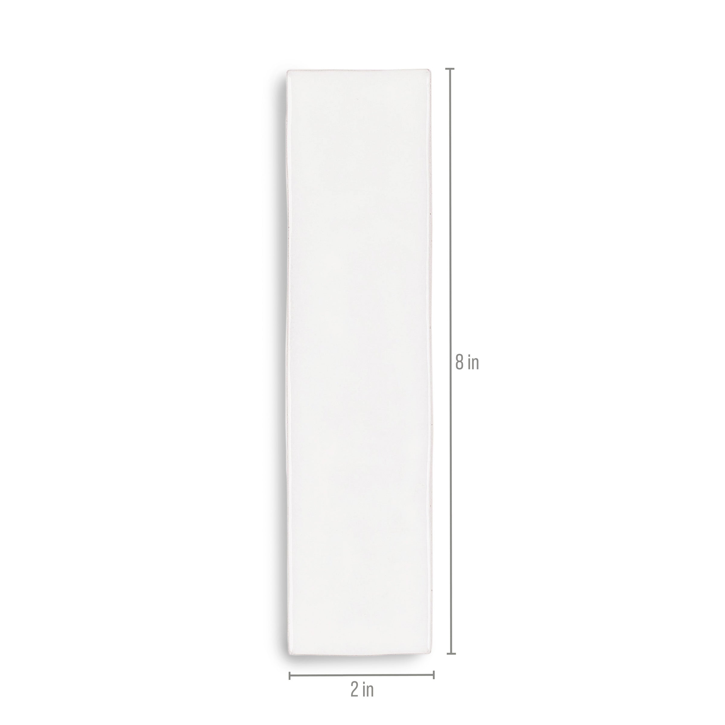 White Glossy Ceramic Tile