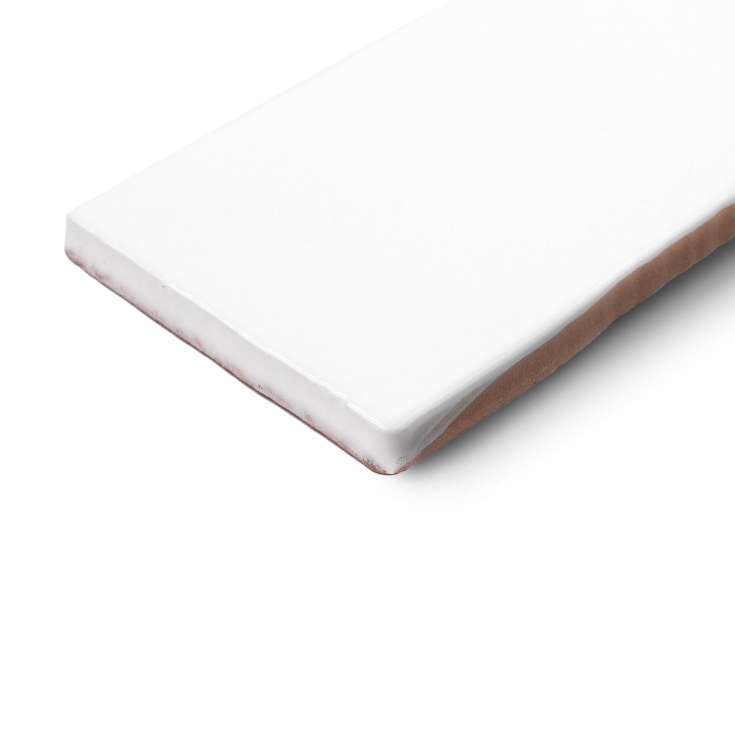 White 3x12 Glossy Ceramic Tile