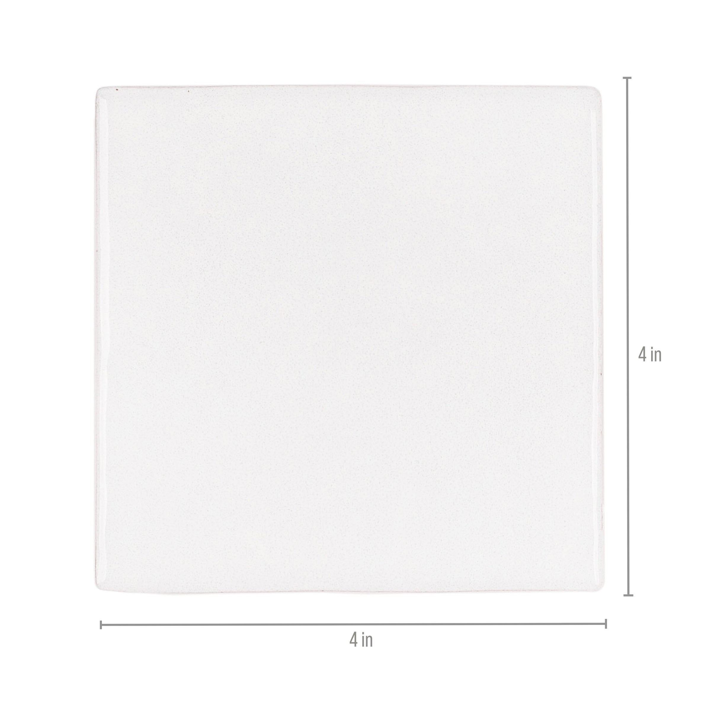 White Glossy Ceramic Tile in small format with glossy finish from Small Format Tiles, Zel Glazed Ceramic Tiles, New Arrivals collections
