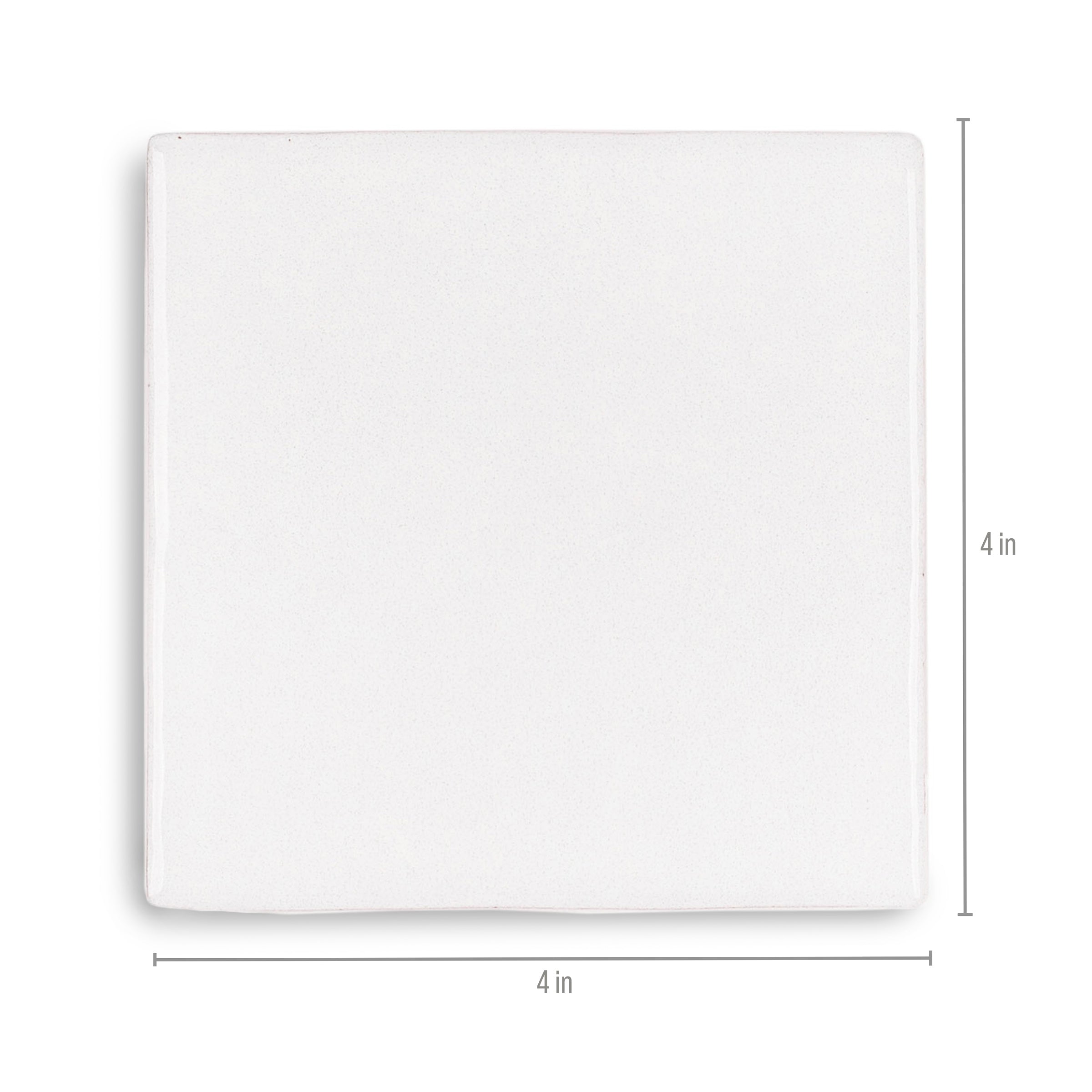 White Glossy Ceramic Tile