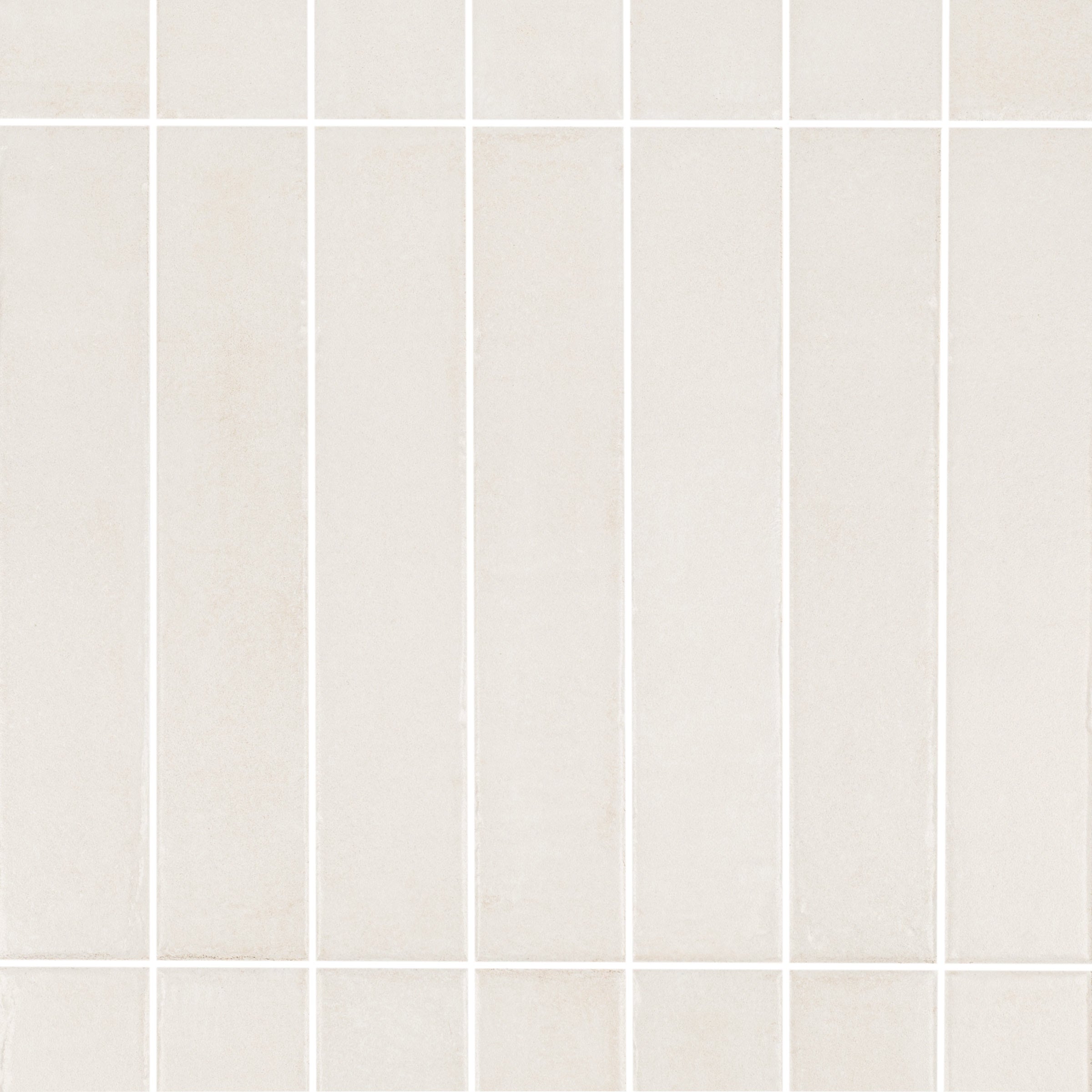Chalk Matte Porcelain Tile in white and beige tones, featuring a subtle matte finish from Claytone Porcelain Tile collection